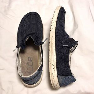 Size 8 Hey Dude Wendy Chambray Sparkling Blue